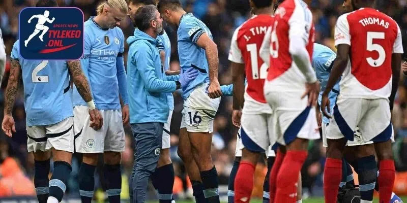 Chấn thương Rodri: Man City và Pep sẽ giải quyết thế nào? 4 Cuối cùng, Rodrigo cũng đã chạm đến giới hạn ở trận gặp Brentford
